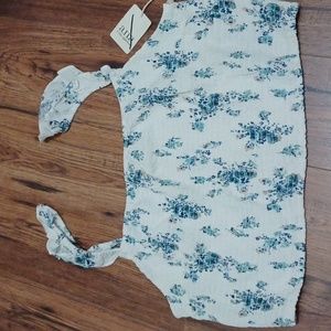 Nwt Ana Floral Rayon Womens Top Sz XXL Cottagecore Western Boho Casual Summer